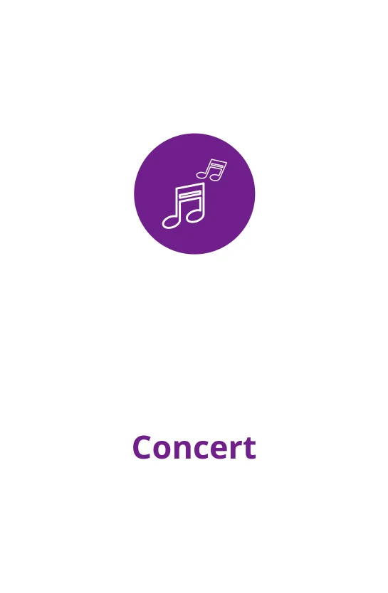 Open Minds environment card: Concert.