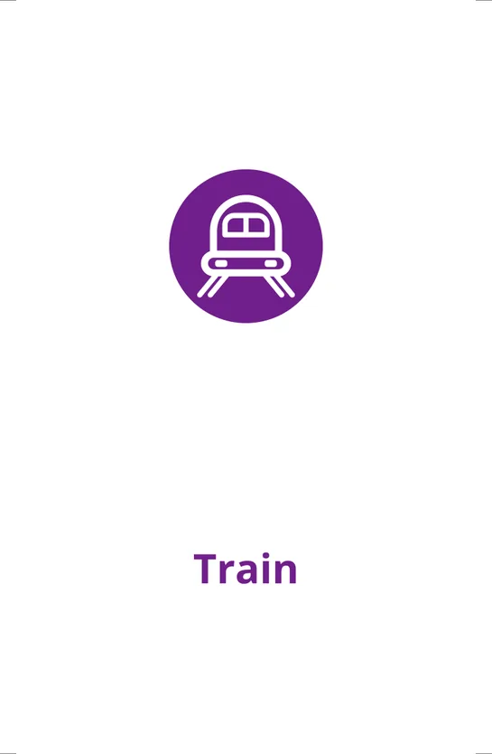 Open Minds environment card: Train.